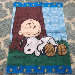 NWOT Charlie Brown & Snoopy Flag